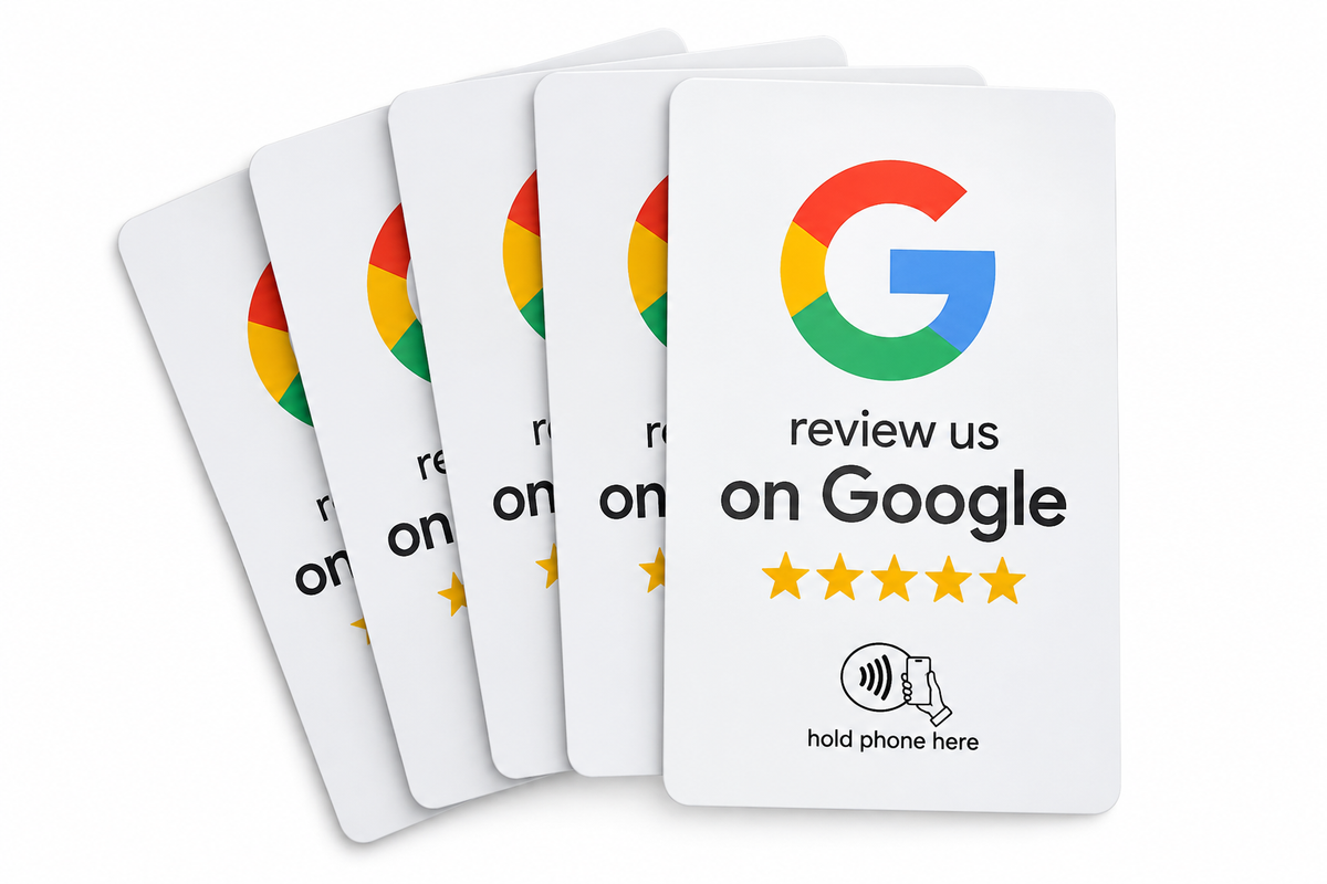 Tarjetas NFC para Reseñas Google