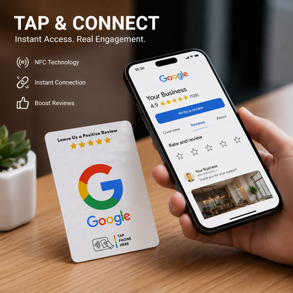 Tarjetas NFC para Reseñas Google